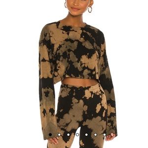 Revolve x Cotton Citizen Tokyo Long Sleeve Crop & Milan Biker Shorts